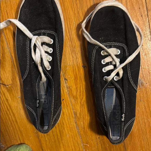 Keds Shoes - Keds Black and White Women's Sneakers